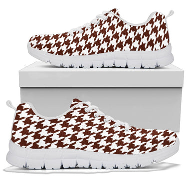 Mesh Sneakers_Brown on White_HT Pattern